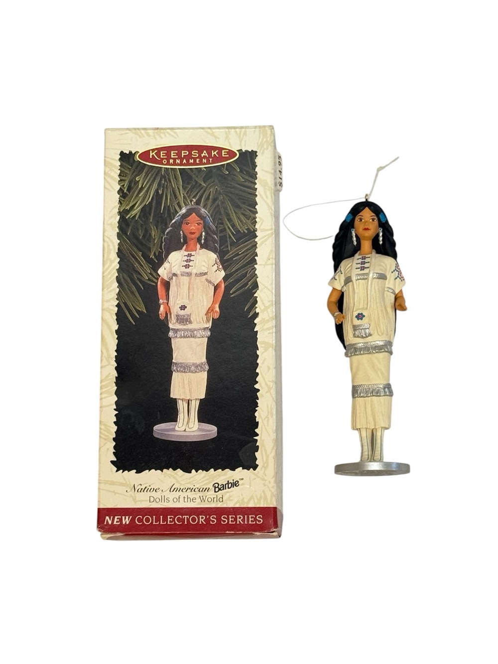 Hallmark Keepsake Barbie Native American Dolls of the World Christmas Ornament